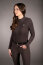 HKM Damen Langarmshirt AREZZO SOFT dunkelbraun