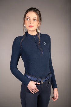 HKM Damen Langarmshirt AREZZO SOFT dunkelblau