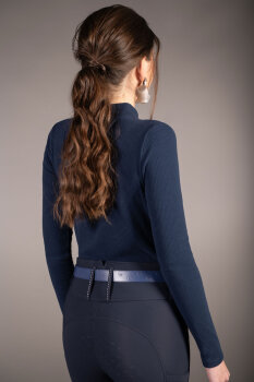 HKM Damen Langarmshirt AREZZO SOFT dunkelblau