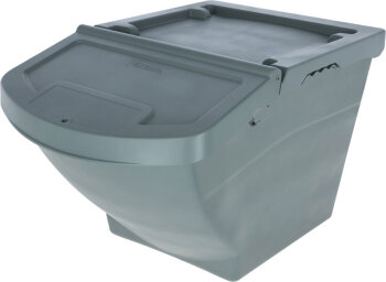 Kerbl Futterbox stapelbar, mit Deckel 40L