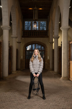 Pikeur Damen Steppjacke QUILTED JACKET #8016 Selection, pale grey