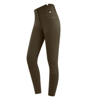 E.L.T Damen Reithose MATHILDA GLAM HighWaist grünbraun