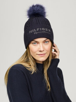 Tommy Hilfiger Pompom Strickmütze PERRY desert sky