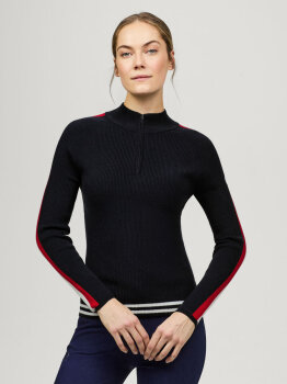 Tommy Hilfiger Damen Sweatshirt ¼ Zip CAROL desert sky