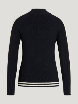 Tommy Hilfiger Damen Sweatshirt ¼ Zip CAROL desert sky