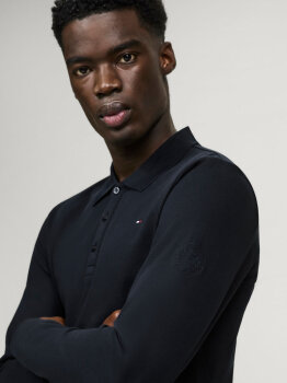 Tommy Hilfiger Herren Longsleeve Poloshirt ERWIN desert sky