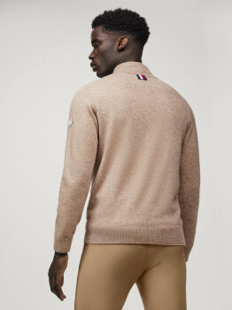 Tommy Hilfiger Herren ¼ Zip Pullover OAKFIELD taupe