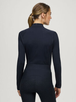 Tommy Hilfiger Damen ¼ Zip Funktionsshirt BETH desert sky