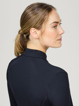 Tommy Hilfiger Damen ¼ Zip Funktionsshirt BETH desert sky