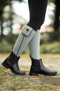 HKM Heizsocken KEEP WARM STYLE grau/schwarz