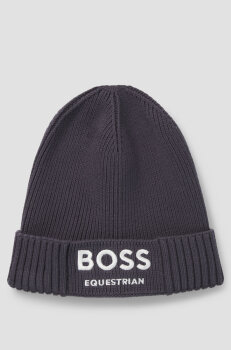 Boss Equestrian Beanie FISHER dark grey