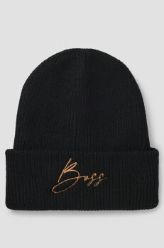 Boss Equestrian Beanie HIGH CUFF black