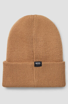 Boss Equestrian Beanie HIGH CUFF camel