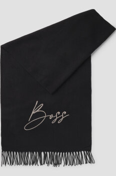 Boss Equestrian Schal SOFT LOGO black