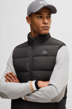 Boss Equestrian Herren Puffer Weste ARTHUR dark grey