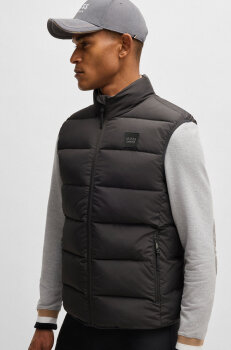Boss Equestrian Herren Puffer Weste ARTHUR dark grey