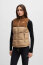 Boss Equestrian Damen Cord Puffer Weste VIOLA camel