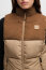 Boss Equestrian Damen Cord Puffer Weste VIOLA camel