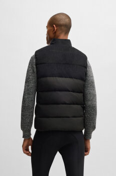 Boss Equestrian Herren Cord Puffer Weste ARTHUR black