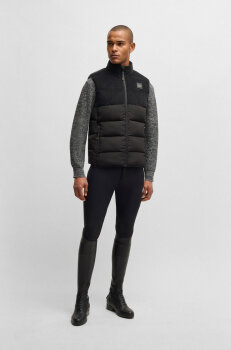 Boss Equestrian Herren Cord Puffer Weste ARTHUR black