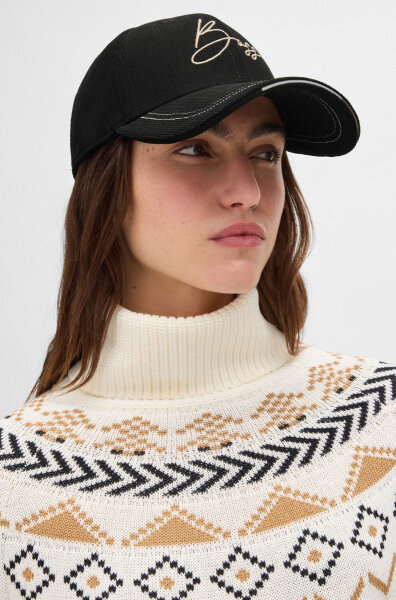 Boss Equestrian Cap SIGNED CORD black