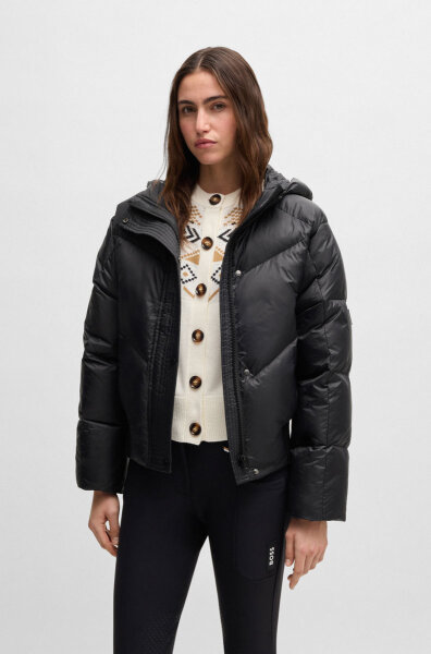 Boss Equestrian Damen Bomber Puffer Jacke MARSHA black