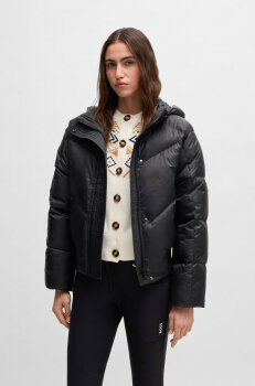 Boss Equestrian Damen Bomber Puffer Jacke MARSHA black