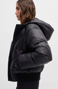 Boss Equestrian Damen Bomber Puffer Jacke MARSHA black