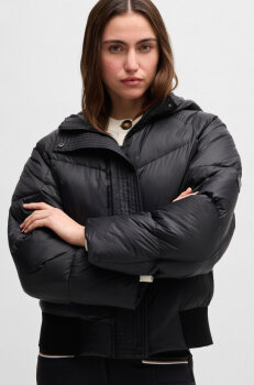 Boss Equestrian Damen Bomber Puffer Jacke MARSHA black
