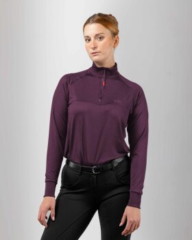 ea.St Damen Funktionsshirt MESH aubergine