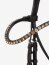 Le Mieux Kudos Trense Patent Dressage Bridle, brown/white