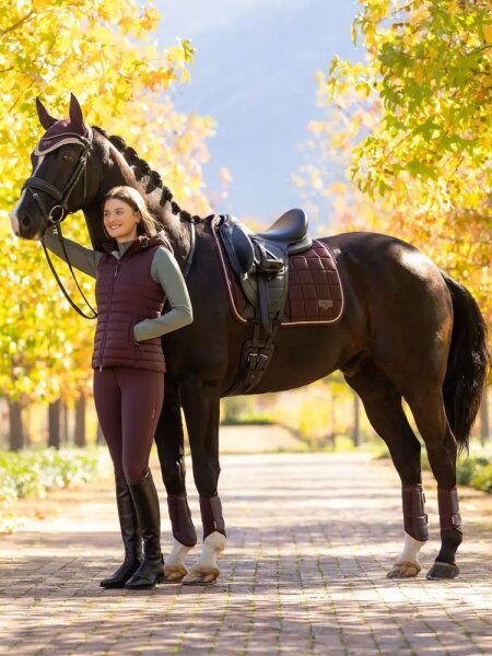 Le Mieux Schabracke Loire Classic Dressage Square, L, damson, DR