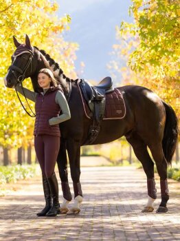 Le Mieux Schabracke Loire Classic Dressage Square, L, damson, DR