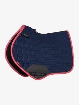Le Mieux Schabracke Suede CC Square, L, navy/cranberry, VS