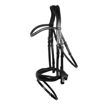 Schockemöhle anatomische Trense SP STANFORD WIDE black-silver