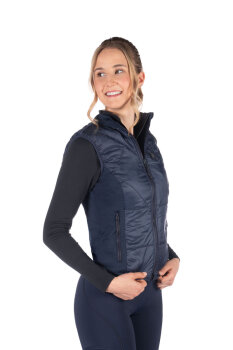 HKM Damen Heizweste SLIMLINE STYLE dunkelblau