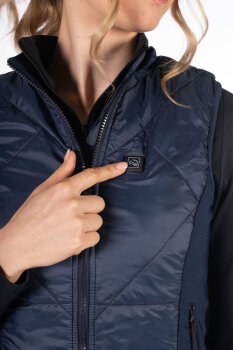 HKM Damen Heizweste SLIMLINE STYLE dunkelblau