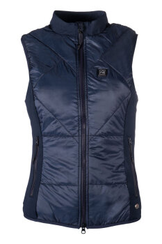 HKM Damen Heizweste SLIMLINE STYLE dunkelblau