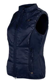 HKM Damen Heizweste SLIMLINE STYLE dunkelblau