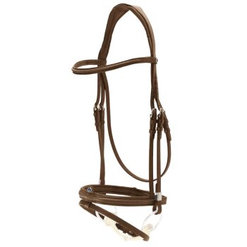 Stübben Trense PRO-JUMP mit Slide & Lock, kombiniertes Reithalfter, ebony/ebony