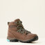 Ariat Damen Schuhe SKYLINE SUMMIT H²O, bitter brown/aqua