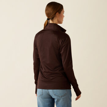Ariat Damen ½ Zip Pullover TEAM EQ java