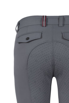 Cavallo Herren Reithose CAVALCAIN GRIP MOBILE steel