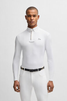 Boss Equestrian Herren Turniershirt NICK white