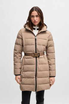 Boss Equestrian Damen Puffer Mantel VESPA camel