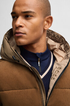 Boss Equestrian Herren Cord Puffer Jacke TOMAS camel