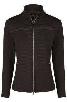 Eskadron Damen Funktionsshirt ZIP-SHIRT black truffle