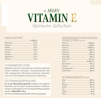 St.Hippolyt Vitamin E + Selen 1 kg