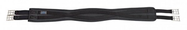 Busse Sattelgurt VINYL-GEL-LONG, elastisch, schwarz, 140cm