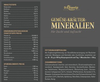 St.Hippolyt Gemüse-Kräuter-Mineralien 10kg